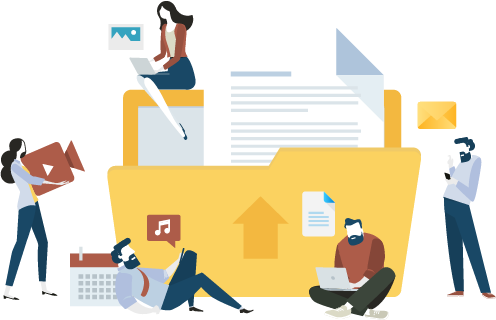 File Storage Illustration